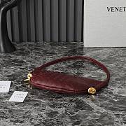 Bottega Veneta Solstice Mini Shoulder Bag Red Wine 28x18x5cm - 2