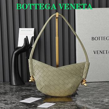 Bottega Veneta Solstice Mini Shoulder Bag Green 28x18x5cm