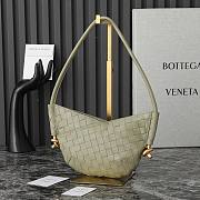 Bottega Veneta Solstice Mini Shoulder Bag Green 28x18x5cm - 6