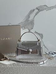 Bvlgari Serpenti Forever Top Handle Silver 19x11x6cm - 1