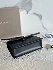 Bvlgari Serpenti Forever Top Handle Black 19x11x6cm - 4