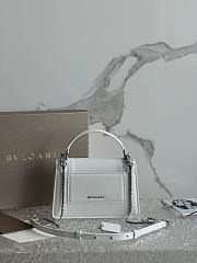 Bvlgari Serpenti Forever Top Handle White 19x11x6cm - 5