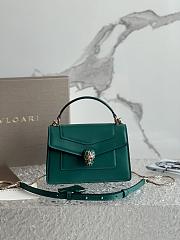 Bvlgari Serpenti Forever Top Handle Green 19x11x6cm - 1