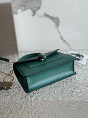 Bvlgari Serpenti Forever Top Handle Green 19x11x6cm - 3