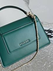 Bvlgari Serpenti Forever Top Handle Green 19x11x6cm - 5