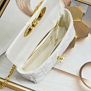 Dior Small Caro Bag White Gold 21x13x8cm - 6