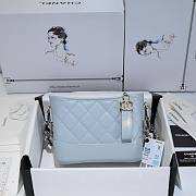 Chanel Small Gabrielle Hobo Light Blue 20cm - 1