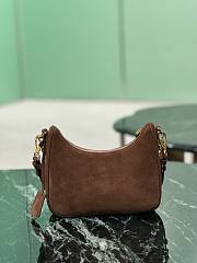 Prada Re-Edition Suede Mini Bag Cocoa Brown 22x18x6cm - 2