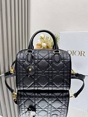 Dior Groove 25 Bag Black Macrocannage Calfskin 25 x 19 x 16 cm - 1