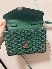 Goyard Goyardine Green Chypre Wallet-Pouch 21cm - 6