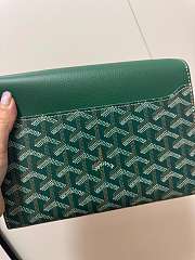 Goyard Goyardine Green Chypre Wallet-Pouch 21cm - 2