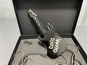 Chanel Guitar Minaudiere Bag Resin Stone Beads 28x10x3.5cm - 6