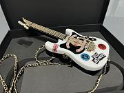 Chanel Guitar Minaudiere Bag Resin Stone Beads 28x10x3.5cm - 5