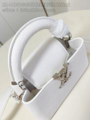 Louis Vuitton LV Capucines East-West Mini White 22 x 12 x 8 cm - 2