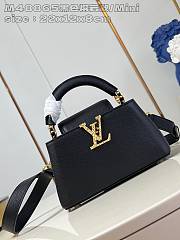 Louis Vuitton LV Capucines East-West Mini Black 22 x 12 x 8 cm - 1