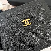 Chanel Card Holder Black Caviar Gold 11x9.5x1.5cm - 3