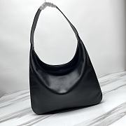 Miu Miu Hobo Bag Black Leather 42x38cm - 5