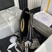 Chanel Clutch Lambskin Gold Plated Metal Black 25x19x3cm - 5