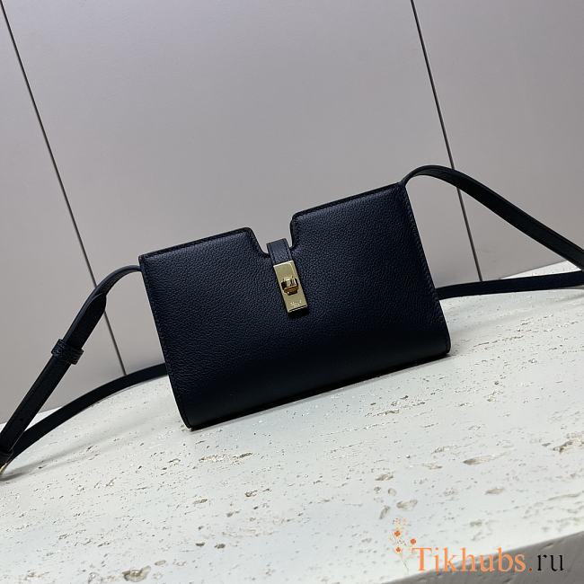 Celine Mini Crossbody Bag Black 18x12x3.5cm - 1