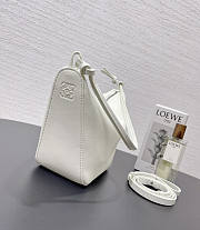 Loewe Hammock Hobo Bag White 28x17x9.5cm - 5