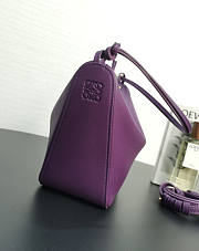 Loewe Hammock Hobo Bag Purple 28x17x9.5cm - 6