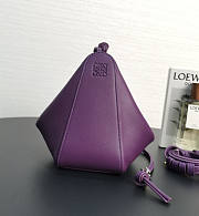 Loewe Hammock Hobo Bag Purple 28x17x9.5cm - 2