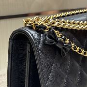 Chanel 24s Woc Flap Bag Black Caviar 18x3.5x10.5cm - 2