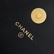 Chanel 24s Woc Flap Bag Black Caviar 18x3.5x10.5cm - 4