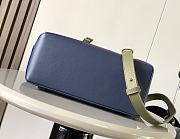 Loewe Small Puzzle Bag Classic Calfskin Green Blue 24x16.5x10.5cm - 6