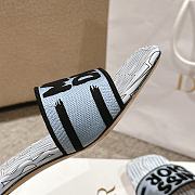 Dior Dway Heeled Slide Blue Heel 3.5cm - 2