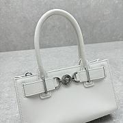 Versace Medusa Small Top Handle Bag White 22x6x14cm - 6