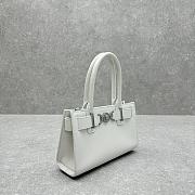 Versace Medusa Small Top Handle Bag White 22x6x14cm - 2