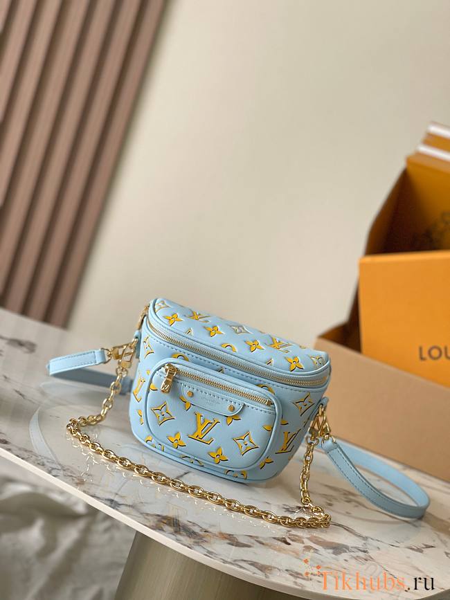 Louis Vuitton LV Mini Bumbag Blue 17 x 12 x 9.5 cm - 1