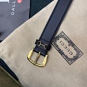 Gucci Black Belt Gold 3cm - 2