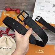 Louis Vuitton LV Black Belt width 4cm - 5