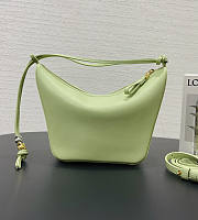 Loewe Hammock Hobo Bag Light Green 28x17x9.5cm - 1