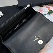 Chanel Flap Bag Handle Black Lambskin 17x10x3cm - 3