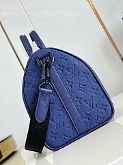 Louis Vuitton LV Keepall Bandoulière 35 Sapphire 34 x 21 x 16 cm - 5