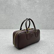 Miu Miu Arcadie Bag Brown Leather 27x9x12cm - 3