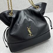 YSL Jamie 4.3 Large Pochon Black Leather Bag 34x27x3cm - 6