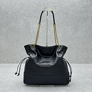 YSL Jamie 4.3 Large Pochon Black Leather Bag 34x27x3cm - 3