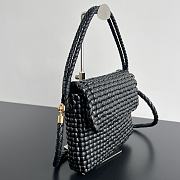 Bottega Veneta Swing Black Lambskin 25x19x6cm - 5