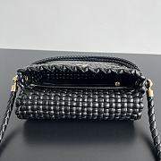 Bottega Veneta Swing Black Lambskin 25x19x6cm - 2