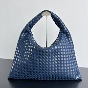 Bottega Veneta Large Hop Bag Denim Blue 54x24x13cm - 1