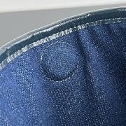 Bottega Veneta Large Hop Bag Denim Blue 54x24x13cm - 3