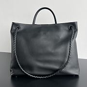 Bottega Veneta Andiamo Bag Black Leather 42x35x18cm - 4