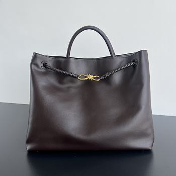 Bottega Veneta Andiamo Bag Brown Leather 42x35x18cm