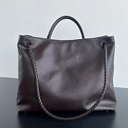 Bottega Veneta Andiamo Bag Brown Leather 42x35x18cm - 4