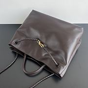 Bottega Veneta Andiamo Bag Brown Leather 42x35x18cm - 3