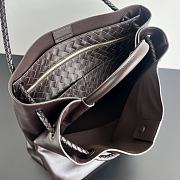 Bottega Veneta Andiamo Bag Brown Leather 42x35x18cm - 2